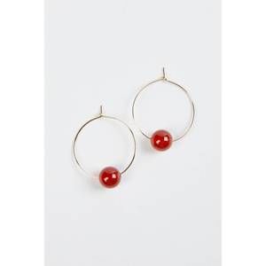 NEW VERMEER STUDIO audrey hoop earrings in gold